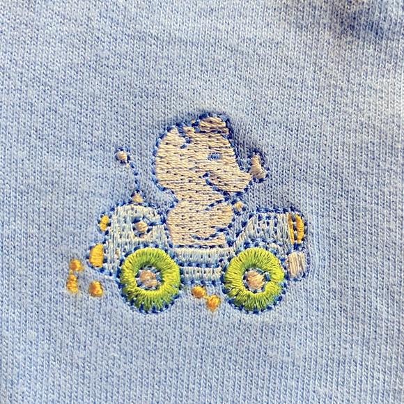 VTG McBaby Zip-Up Hoodie with Pockets and Embroidery. 0-3 mo - Picture 3 of 9